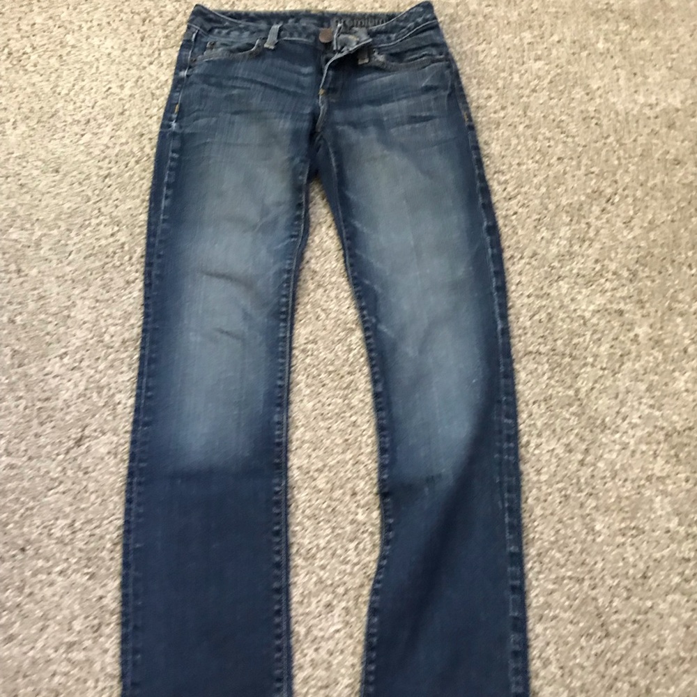 Curvy straight leg GAP jeans